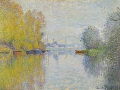 Picture of AUTUMN ON THE SEINE-ARGENTEUIL 1873