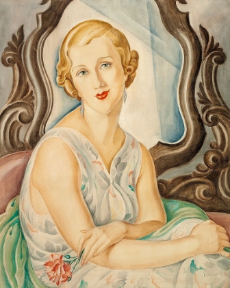 Picture of LADY IN FRONT OF A MIRROR