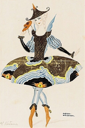 Picture of SOLO DANCER ULLA POULSEN IN AN ORIENTAL COSTUME