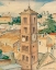 Picture of VIEW OF ROME NEAR THE CHURCH TRINITATI DEI MONTI