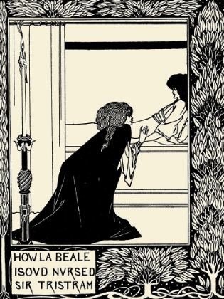 Picture of MORTE DARTHUR 1893 - HOW LA BEALE ISOUD NURSED SIR TRISTRAM