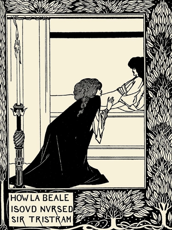 Picture of MORTE DARTHUR 1893 - HOW LA BEALE ISOUD NURSED SIR TRISTRAM