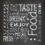 Picture of CHALKBOARD KITCHEN JOY