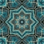 Picture of GOLD TEAL TILE I