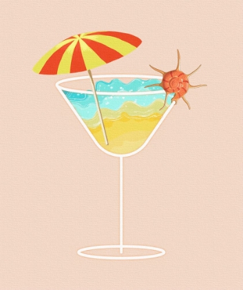 Picture of BEACH IN A GLASS II
