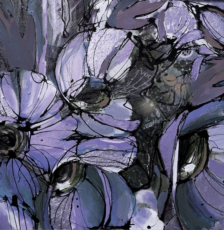 Picture of PURPLE POPPIES II