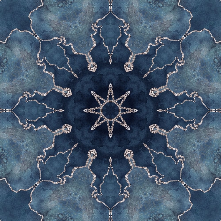 Picture of NAVY GOLD TILE II 
