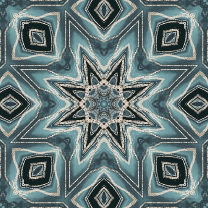 Picture of GOLD TEAL TILE III