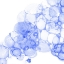 Picture of BUBBLE SQUARE BLUE II