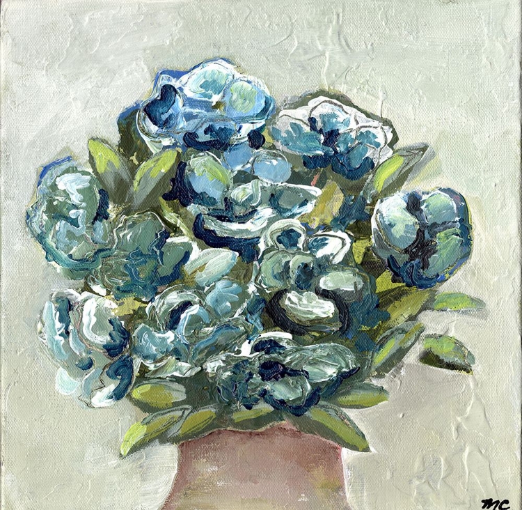 Picture of VASE OF BLUES