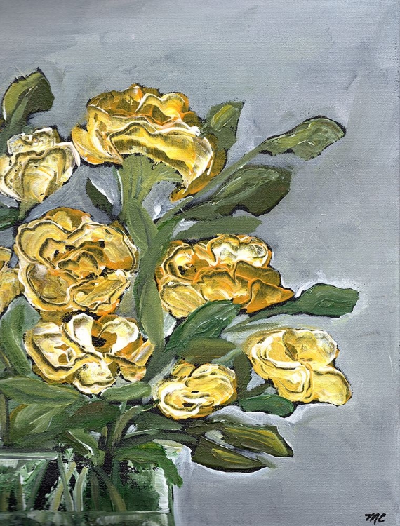 Picture of YELLOW FARMHOUSE BOUQUET PORTRAIT II