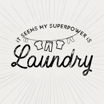 Picture of LAUNDRY ART VI-SUPERPOWER