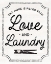 Picture of LAUNDRY ART PORTRAIT II-LOVE AND LAUNDRY