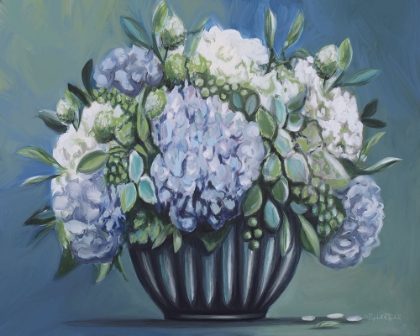 Picture of BLUE AND GREEN FLORAL II