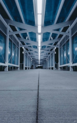 Picture of BLUE CONCRETE WALKWAY