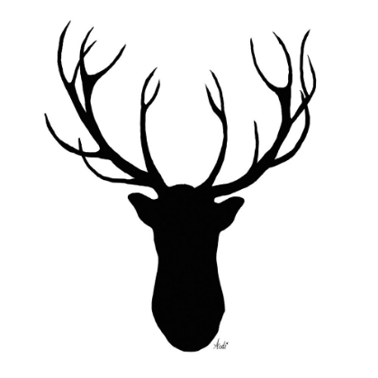 Picture of DEER HEAD SILHOUETTE