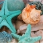 Picture of BUNDLE OF SHELLS SQUARE I