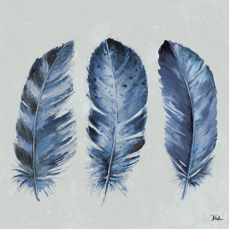 Picture of INDIGO FEATHERS II