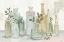 Picture of GLASS BOTTLES WITH TASSELS