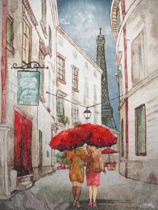 Picture of RED UMBRELLA II