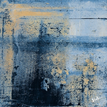 Picture of GOLD ON BLUE SQUAREL II