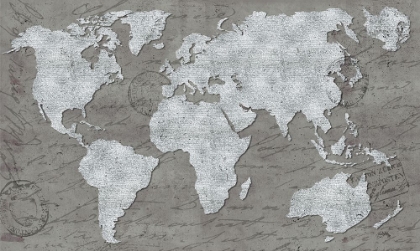 Picture of WORLD MAP ON SCRIPT