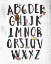 Picture of ALPHABET ON WOOD