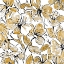 Picture of GOLDEN SKETCH FLORAL SQUARE