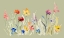 Picture of WILDFLOWERS ON GREEN