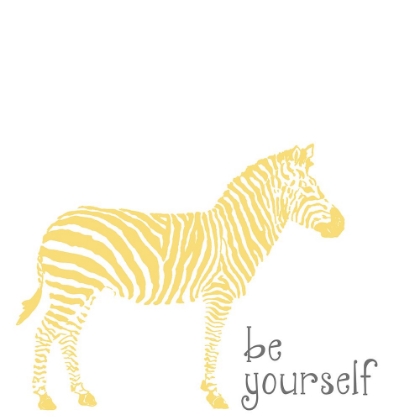 Picture of BE YOURSELF ZEBRA