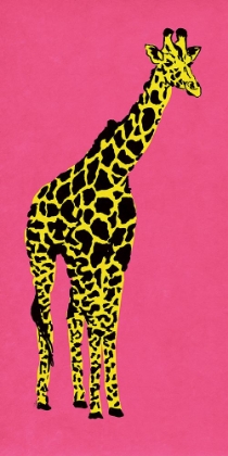 Picture of GIRAFFE ON PINK