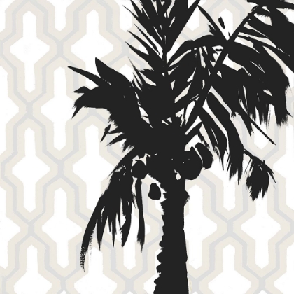 Picture of BLACK PALM ON PATTERN