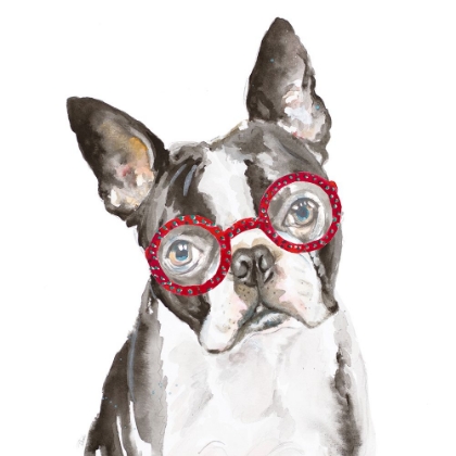 Picture of FRENCH BULLDOG WITH GLASSES