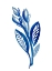 Picture of BLUE FLORAL II