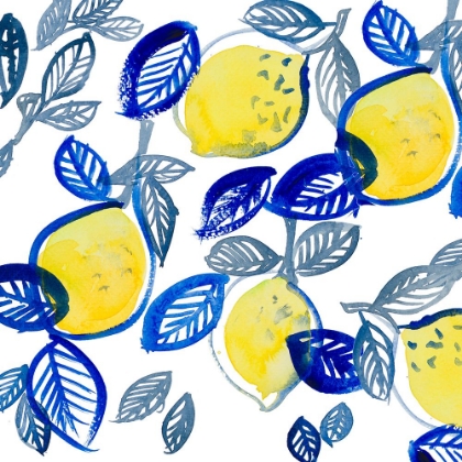 Picture of MINGLING LEMONS AND LEAVES