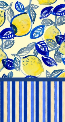 Picture of LEMON PANEL WITH STRIPE