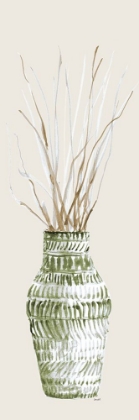 Picture of TALL TEXTURED VASE IN GREEN II