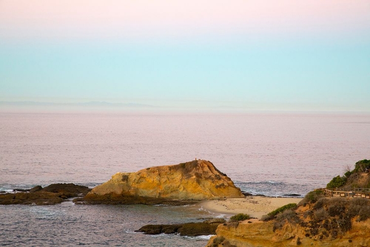 Picture of ROCKY SHORELINE AT DUSK