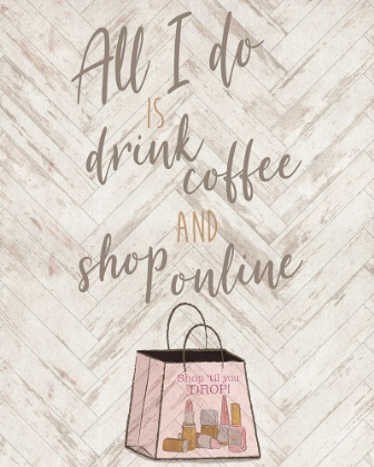 Picture of DRINK COFFEE AND SHOP ONLINE WITH ICON