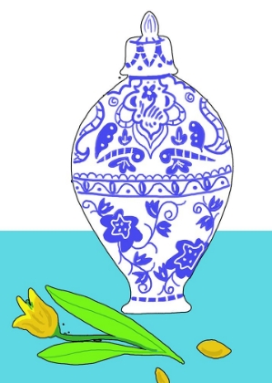 Picture of BLUE VASE II