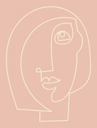 Picture of FIGURE LINE WOMAN ON BLUSH