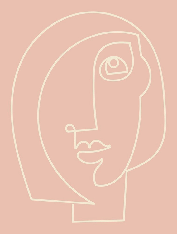 Picture of FIGURE LINE WOMAN ON BLUSH