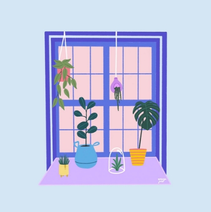 Picture of BLUE INDOOR GARDEN