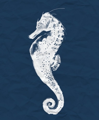 Picture of SEAHORSE ON NAVY