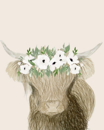 Picture of FLORAL CROWNED BULL