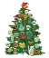 Picture of RETRO COFFEE MUG CHRISTMAS TREE