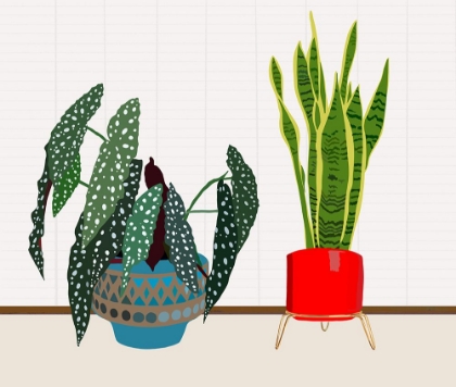 Picture of POTTED PLANT FRIENDS I