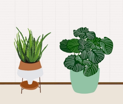 Picture of POTTED PLANT FRIENDS II