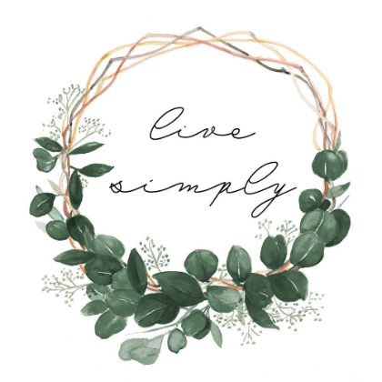 Picture of LIVE SIMPLY WREATH