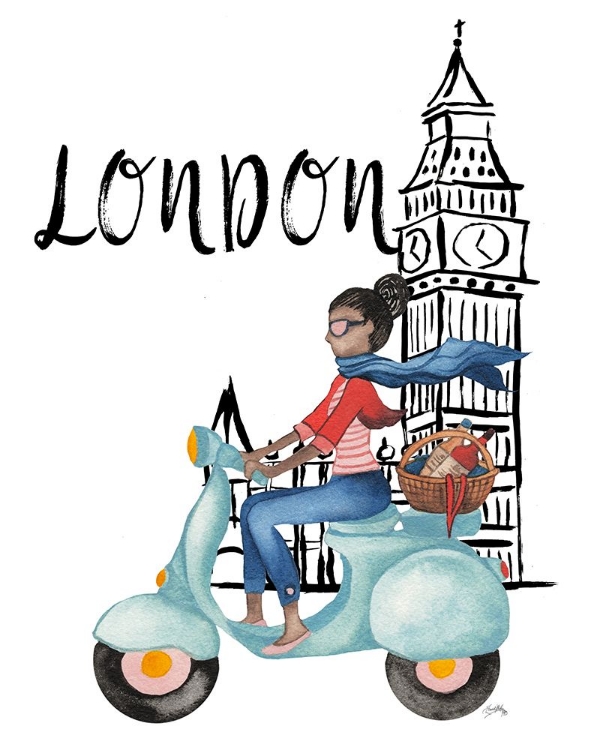 Picture of LONDON BY MOPED